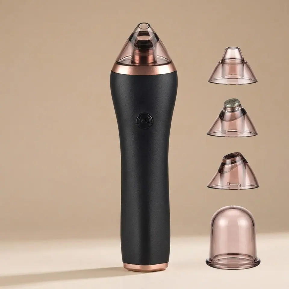 4-in-1 kit, close detail of the rose-gold heads