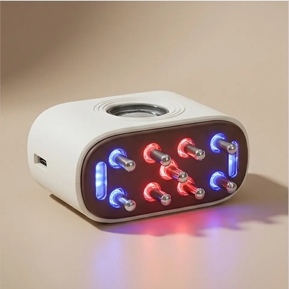 Crown Therapy Light Device tilted to show the full node array